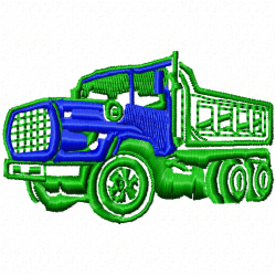 Dumper Truck Embroidery Design 9 Dumper Truck Embroidery Design 9
